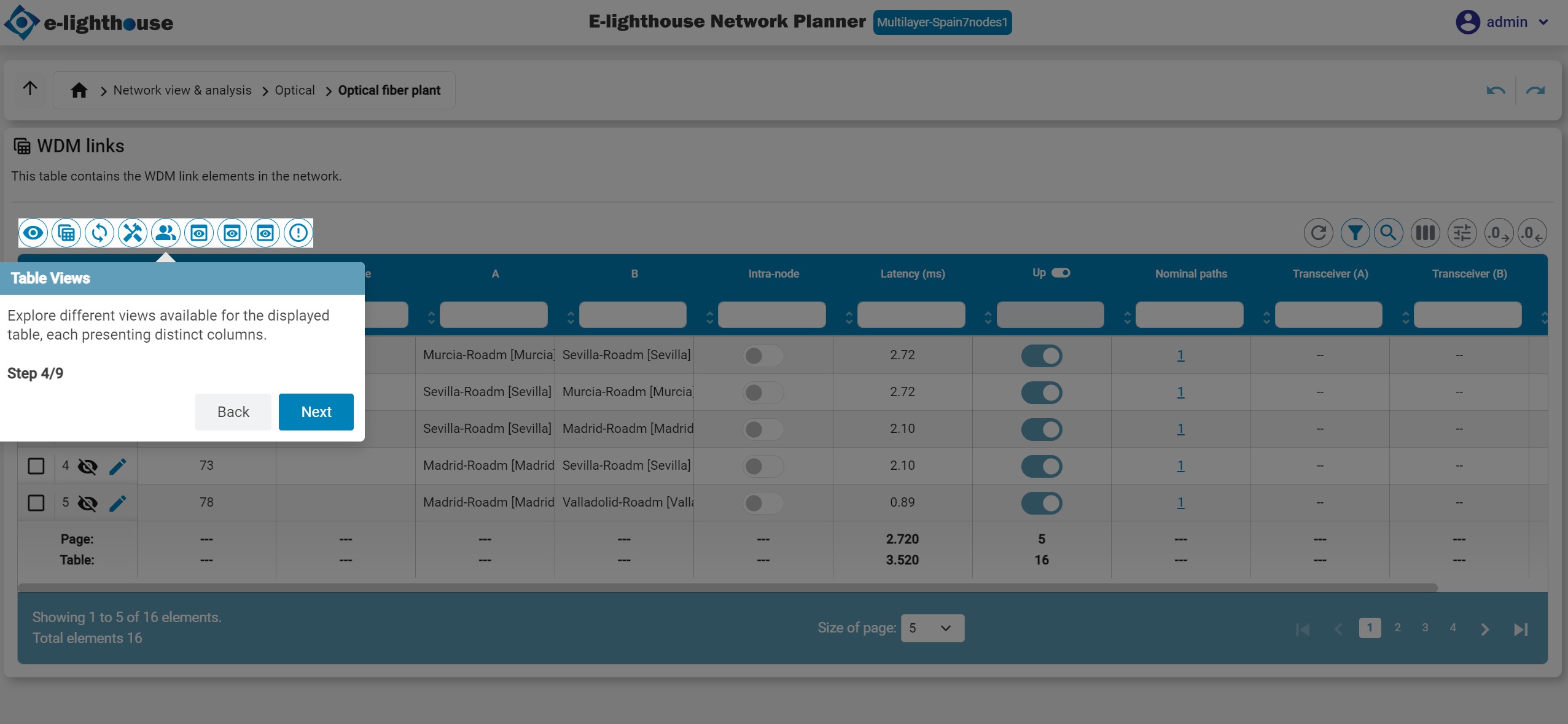 Step 4 of 9 in the Control Window tour