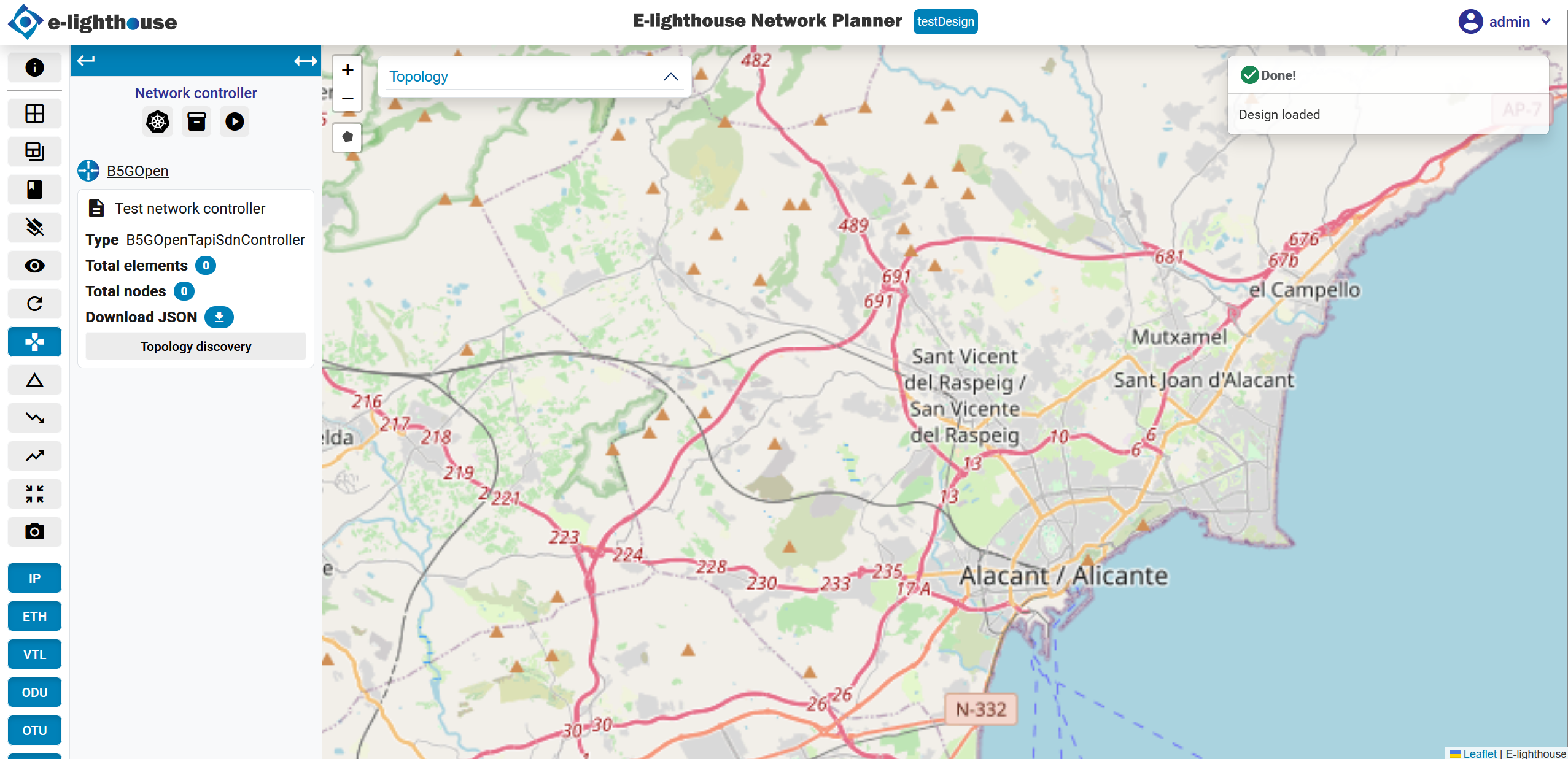 Network controller created