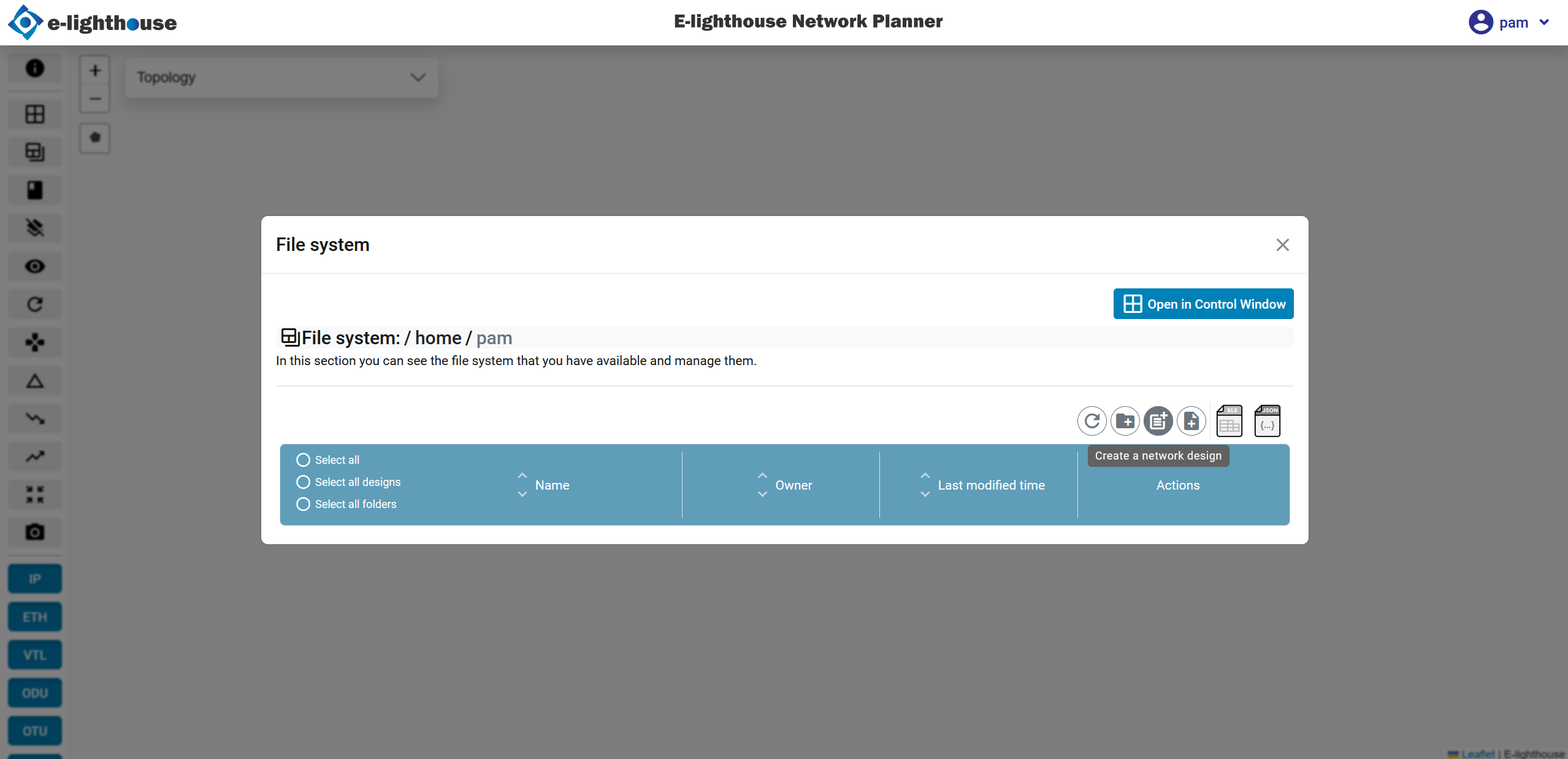 File System > Create a Network Design